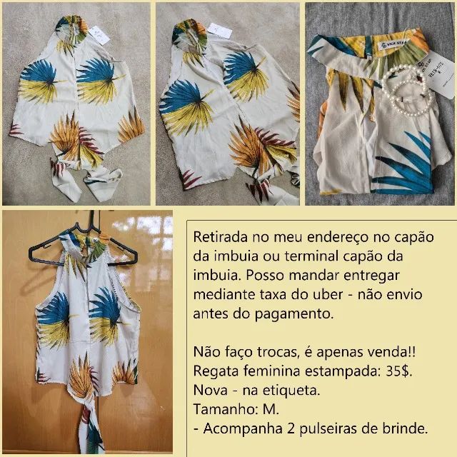 Regata estampada M nova