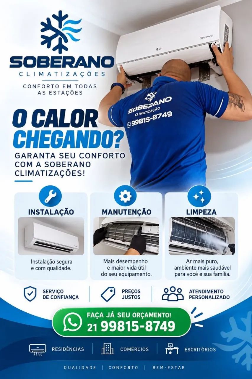 Instalação e manutenção de ar condicionado split 