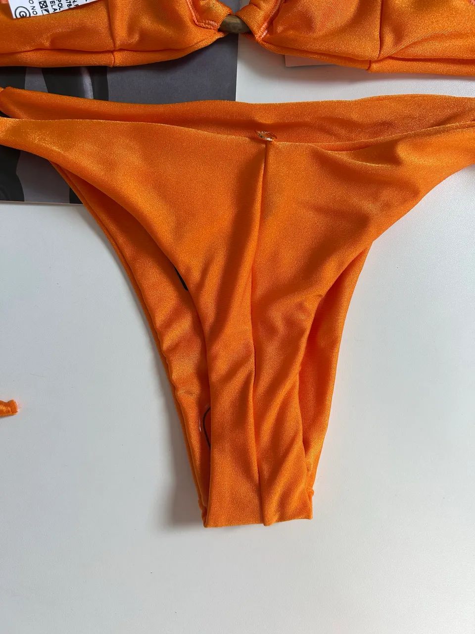 Conjunto biquíni laranja  - Foto 4