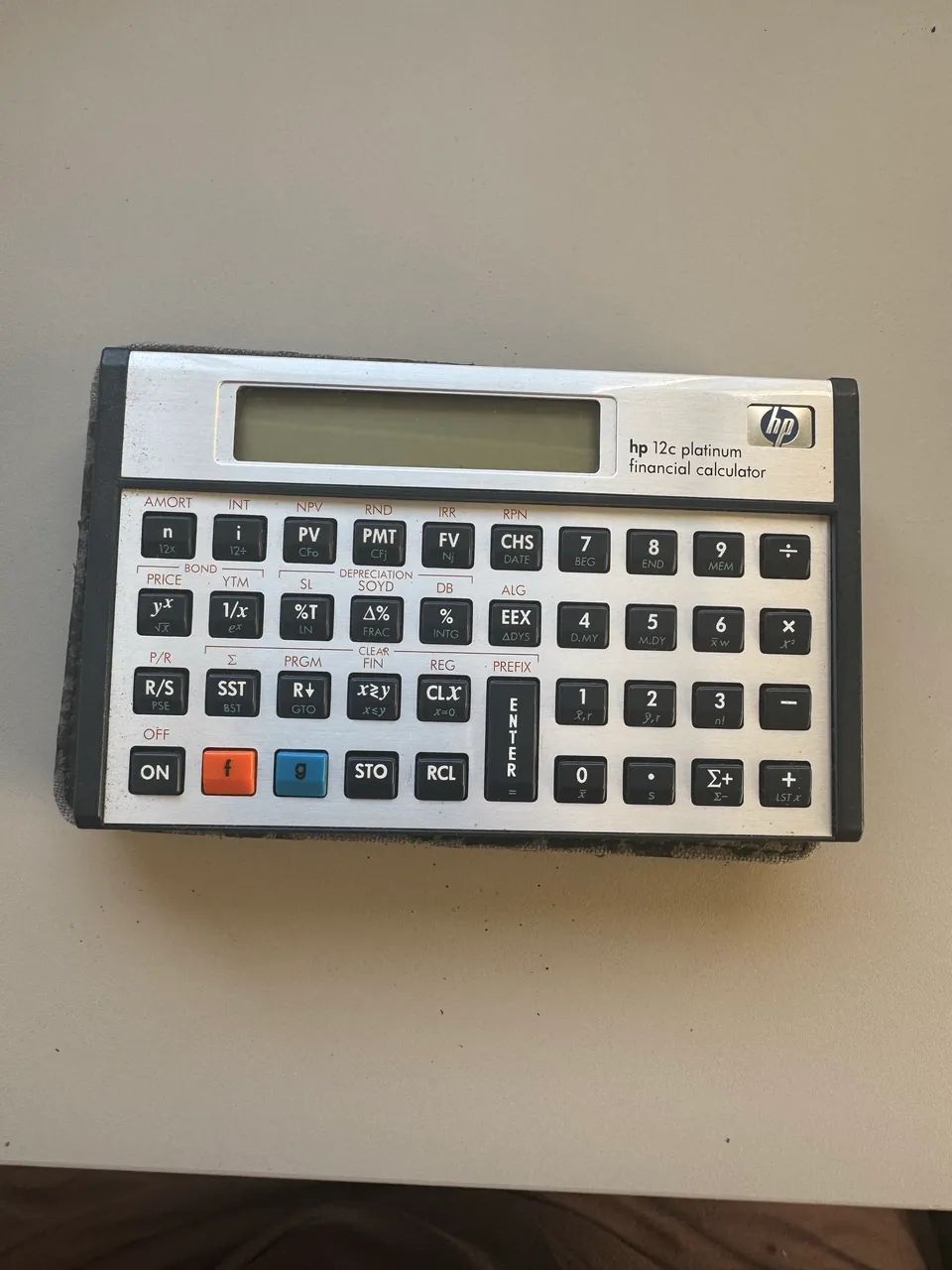 Calculadora HP 12C prata