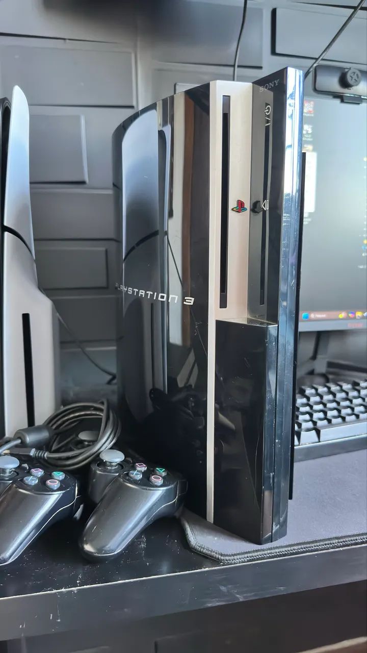 PS3 FAT DESBLOQUEADO CFW 4.92 + 2 CONTROLES - Foto 2