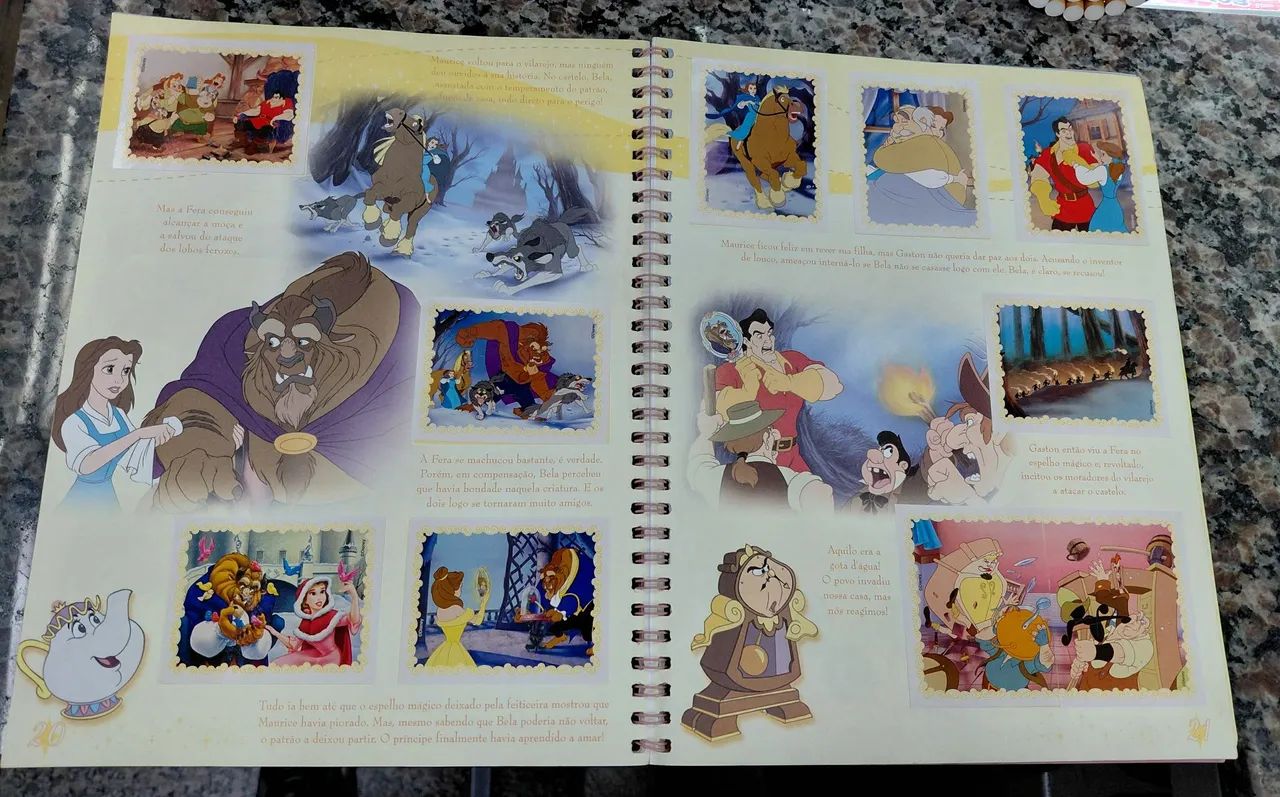 ALBUM FIGURINHA DISNEY PRINCESAS COMPLETO COLADO 2006 - Foto 4