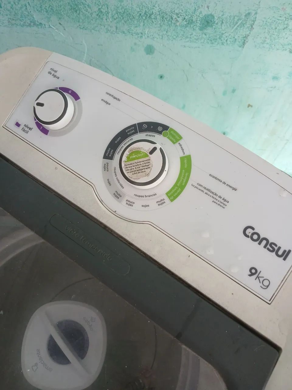 MÁQUINA DE LAVAR CONSUL - 9 KL. Em perfeito estado. - Máquinas de