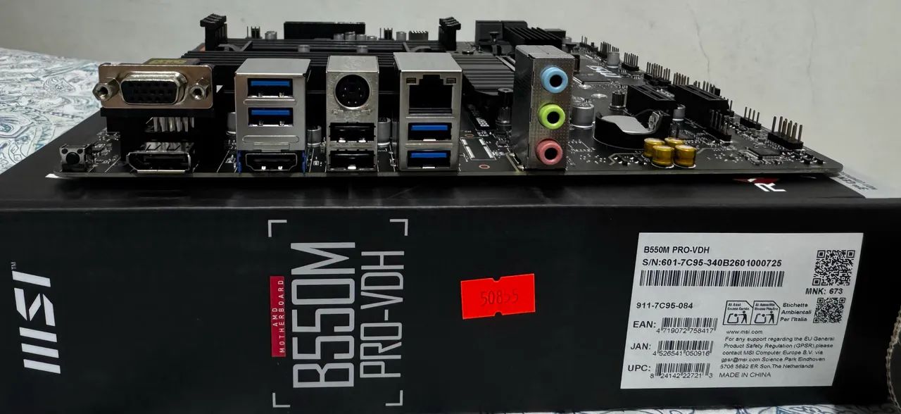 Placa mãe MSI B550M Pro-Vhd Nova - Foto 3