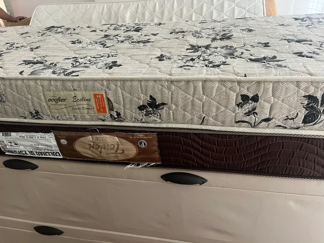 Cama solteiro, com box baú e colchão - Foto 3
