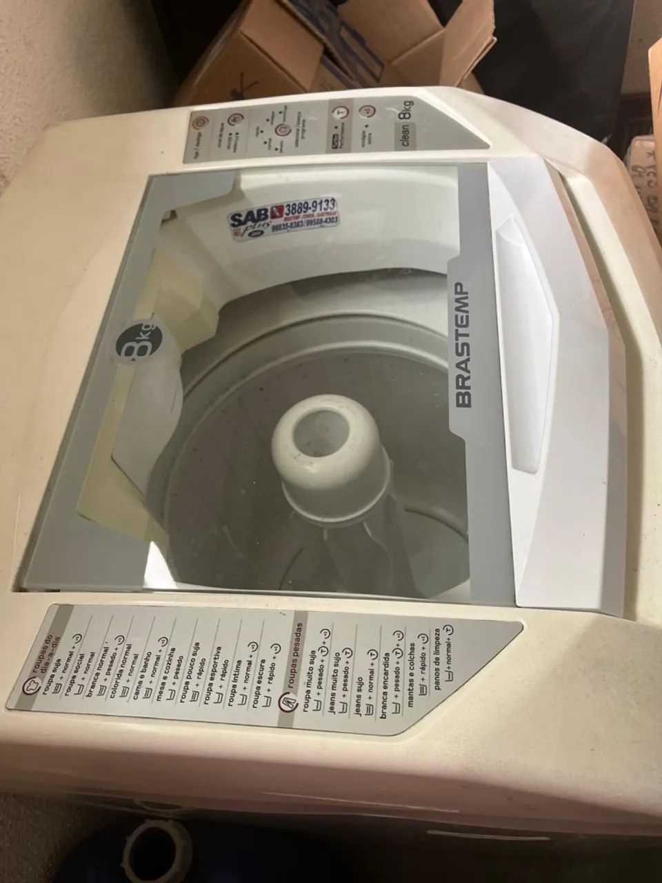 Máquina de lavar roupa 