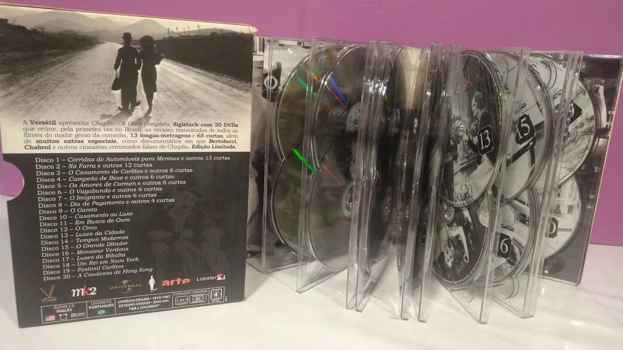 Dvds Chaplin Obra Completa original  - Foto 3