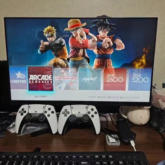 Nintendo Retrô M15 (Fácil de Jogar na sua TV com 20Mil Jogos) 02 Controles Sem Fio Lacrado - Foto 2