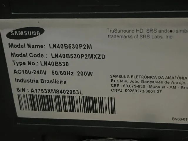 TV Samsung 40? Full HD + HDMI - Funcionando Perfeitamente ! Não e smart - Foto 5