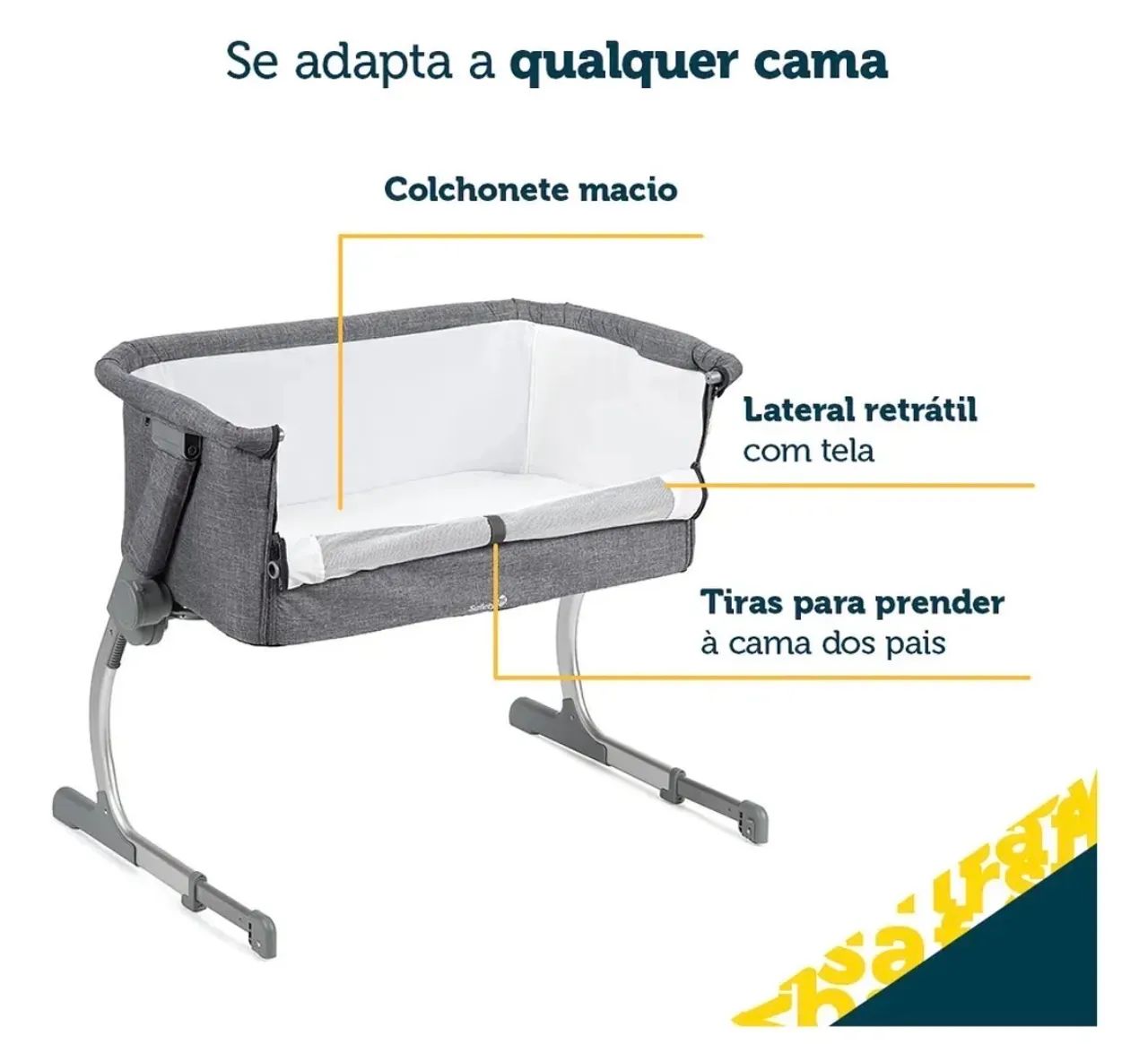 Berço portátil Safety 1st - Foto 2