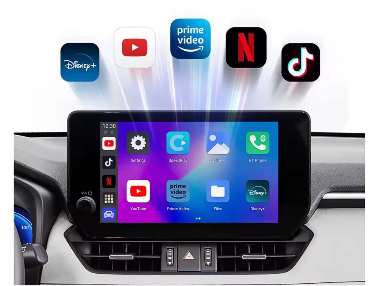 3 em 1 - Android13, CarPlay & AndroidAuto - Foto 2