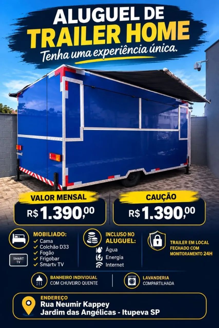 Aluguel de Trailer home 