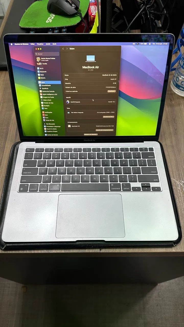 Macbook Air M1 8GB RAM 256GB SSD
