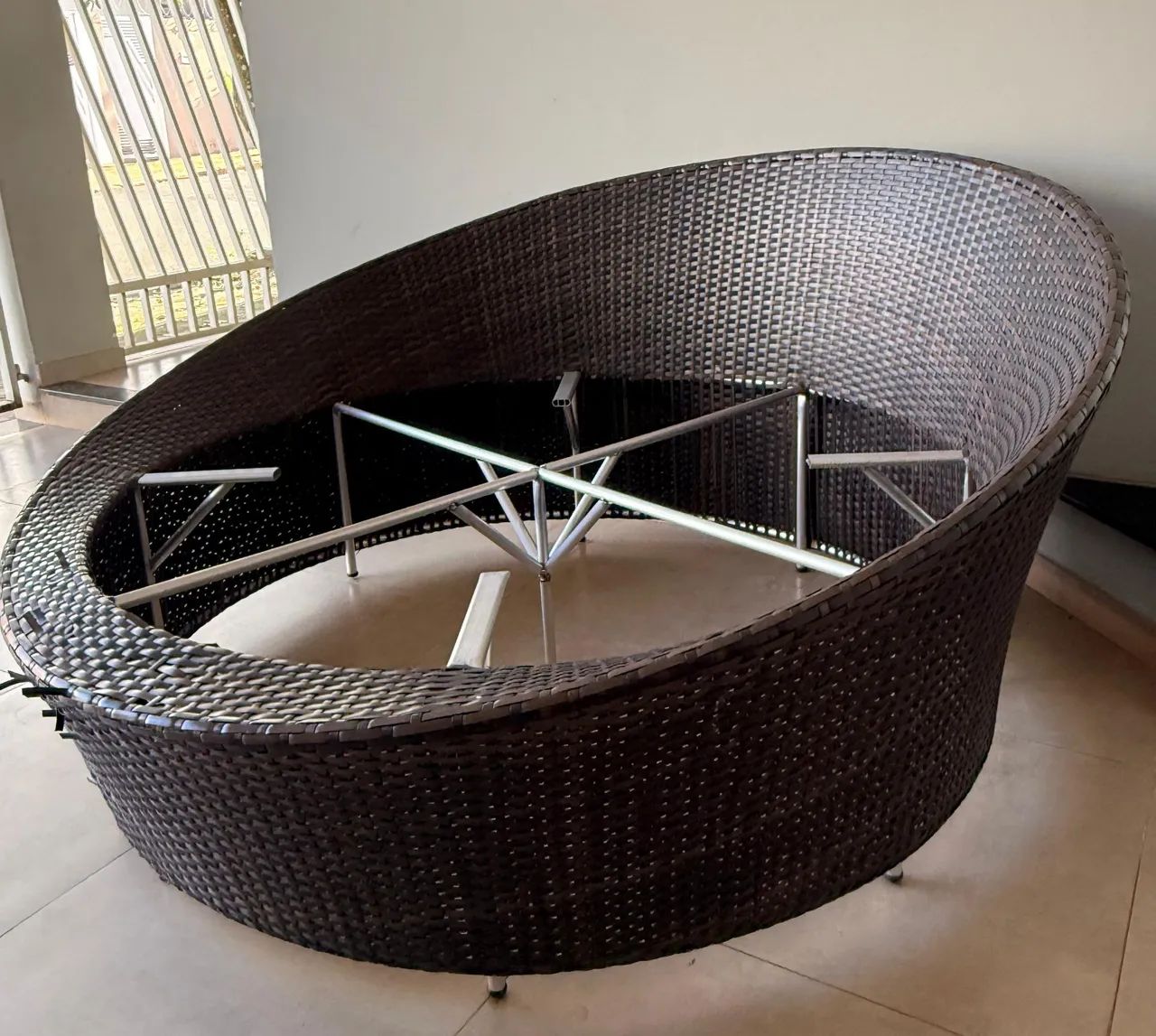 Chaise 1,70m somente estrutura  - Foto 4