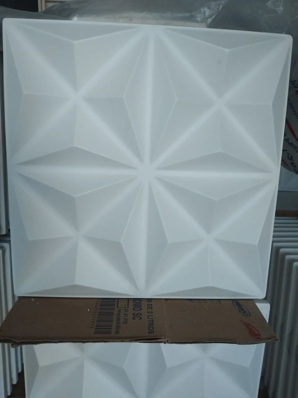 Placa de gesso 3D vários modelos