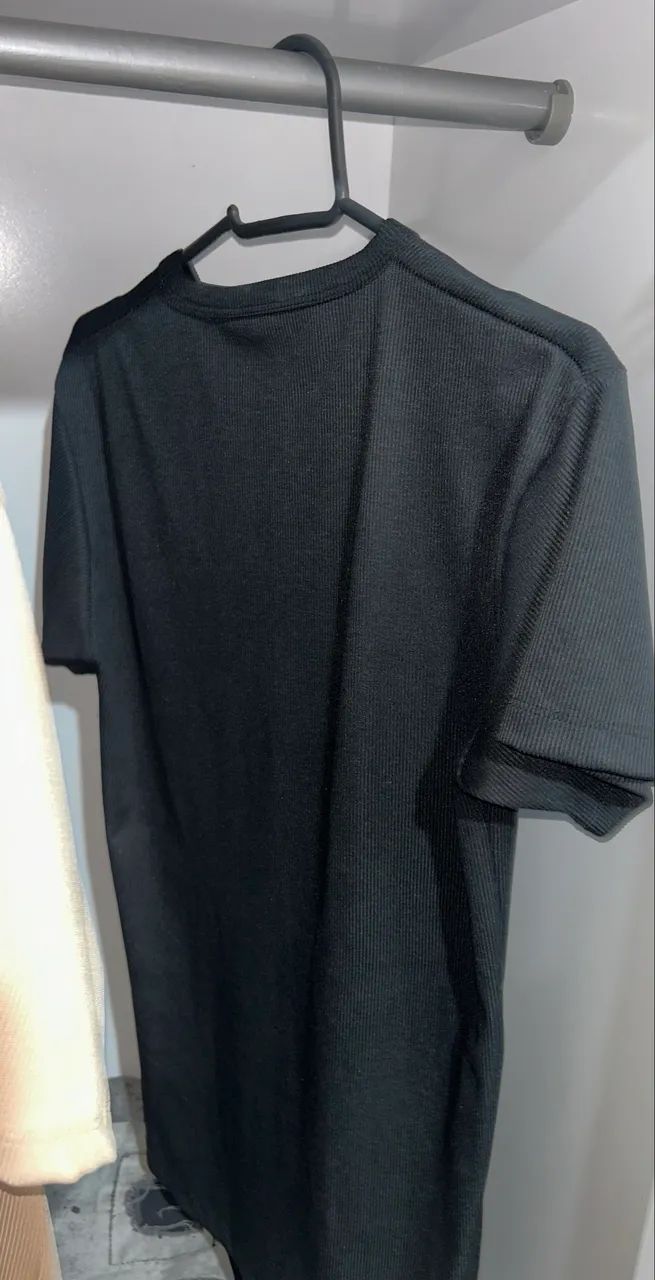 Kit 3 camisetas caneladas