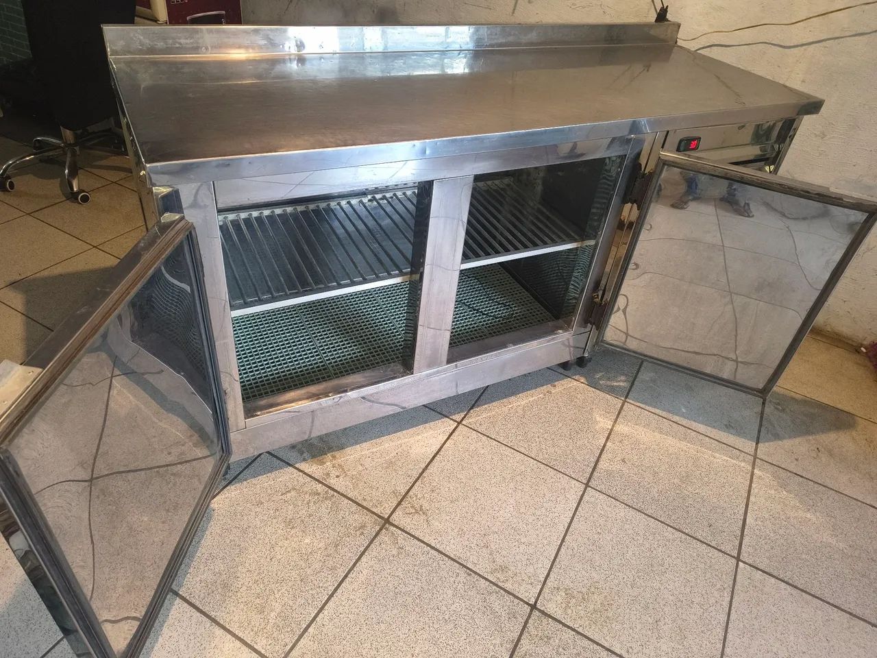 Balcão inox refrigerado 220v entrega grátis  - Foto 5