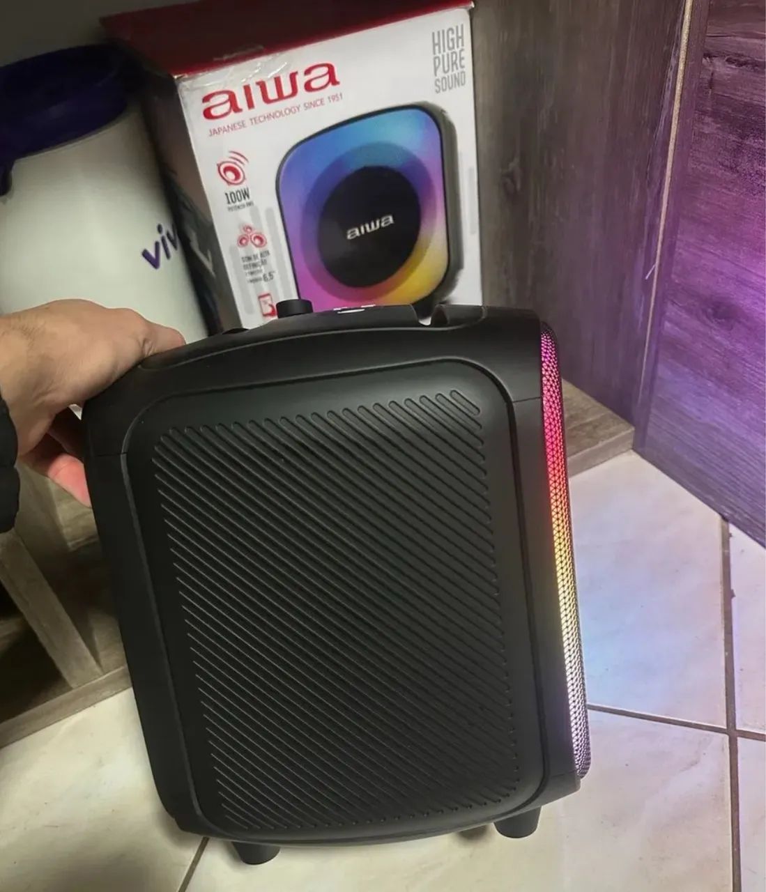 Caixa de som AIWA Party Box  - Foto 2
