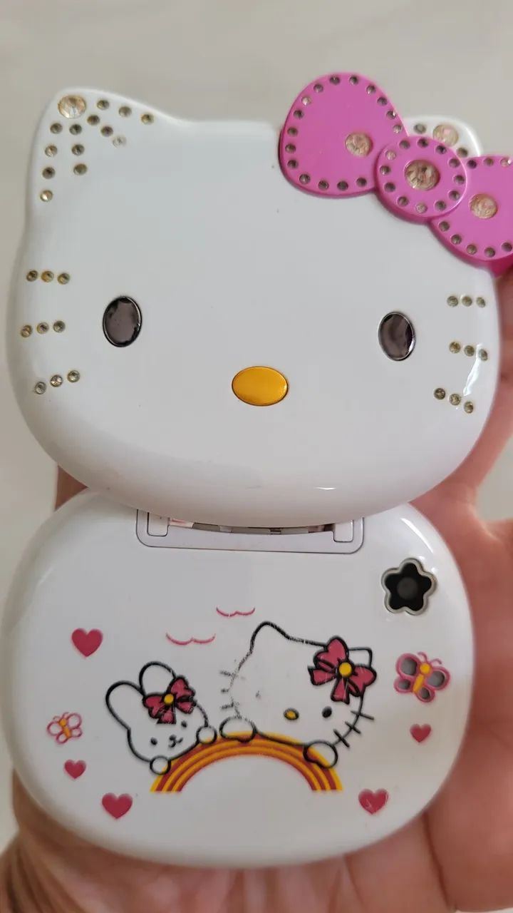 Telefone Flip Hello Kitty - Foto 3