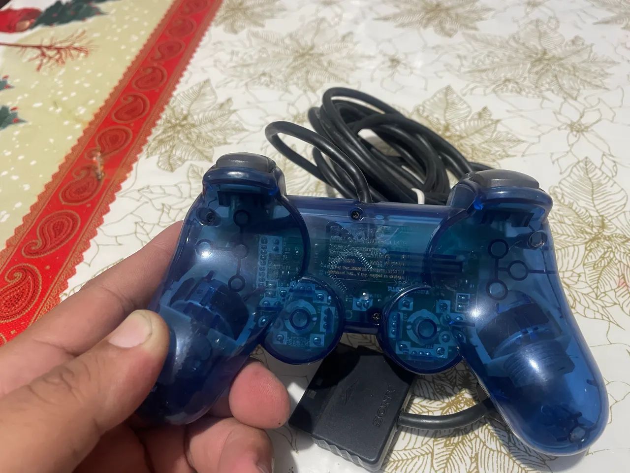 Controle ocean blue ps2 original  - Foto 3