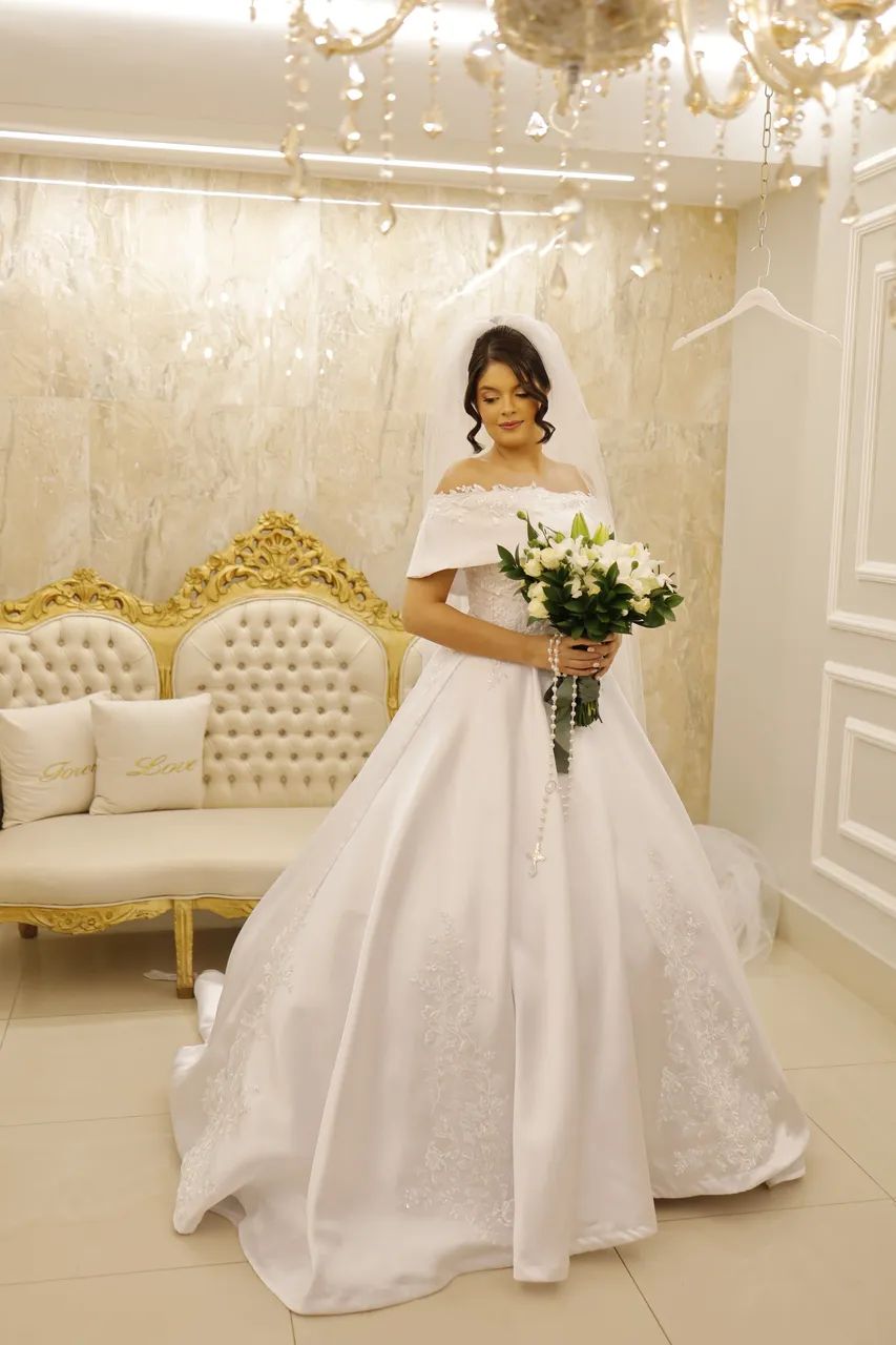 VESTIDO DE NOIVA A VENDA - Foto 4