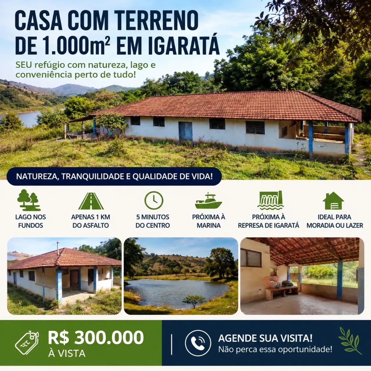 um lugar perfeito para quem busca tranquilidade! - Foto 3