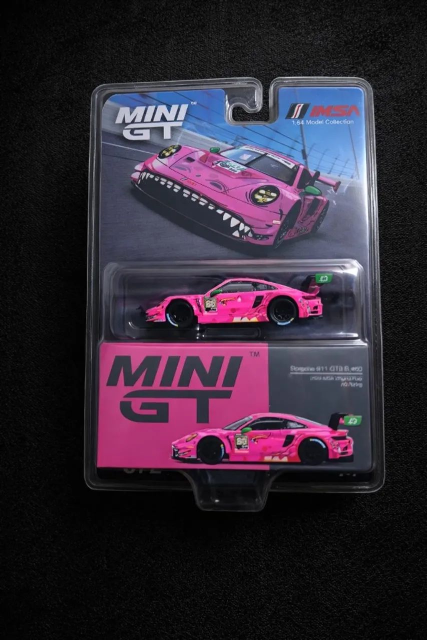 Mini GT Roxy Porsche 911 Gt3 #872 Rosa - Hobbies e coleções