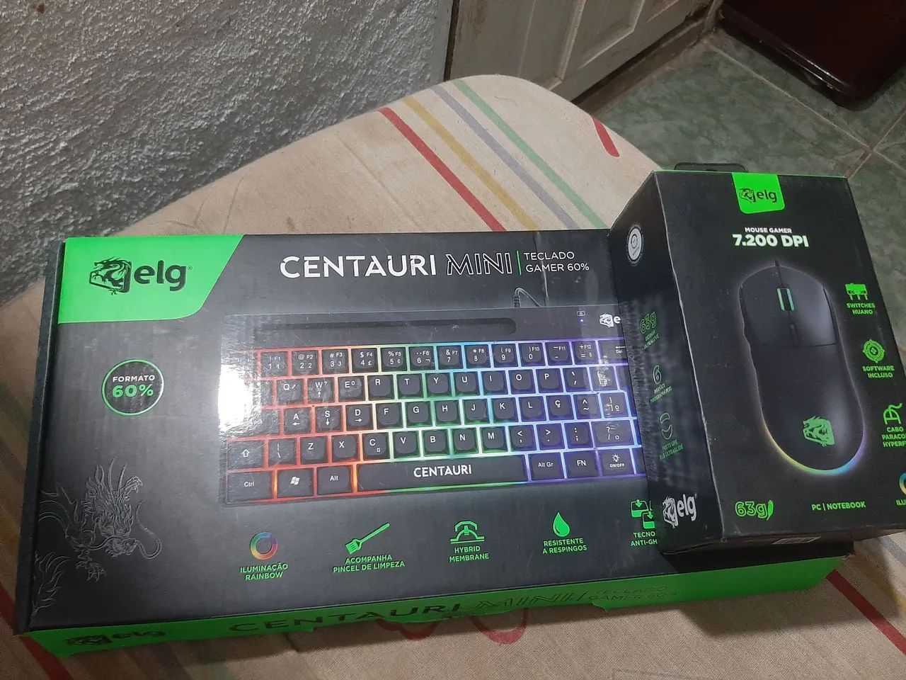Teclado e mouse