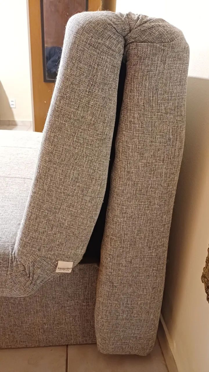 Sofá-cama tok stok 1,50m - seminovo - Foto 3