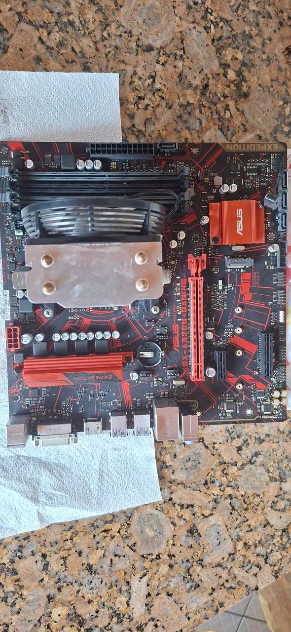 Placa mãe ASUS EX-A320M-Gaming (defeito) - Foto 2