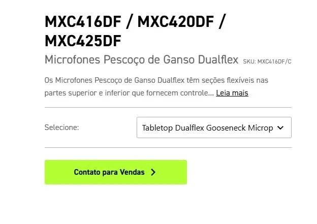 MIcrofone Goosenec - Aste -MXC420DFC - Foto 3