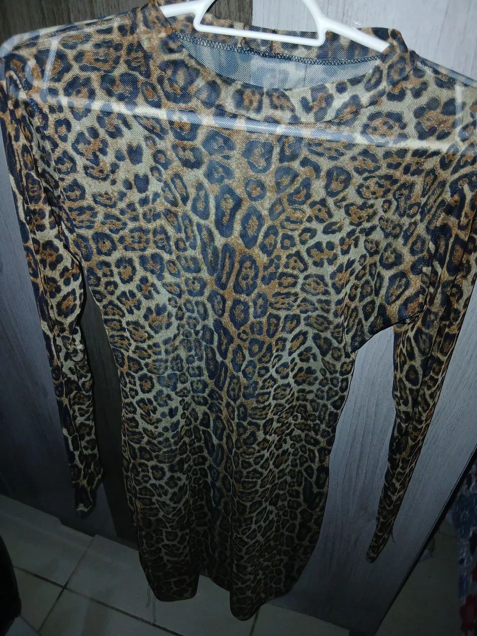 Vestido tule de onça  40 reais - Foto 2