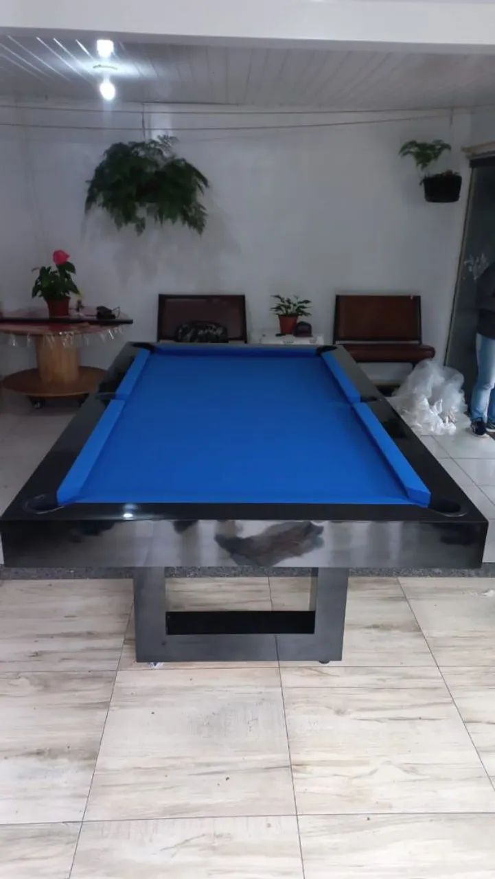 Mesa de Bilhar e jantar Moderna 2,25 x 1,25  Modelo JDF5401 - Foto 5
