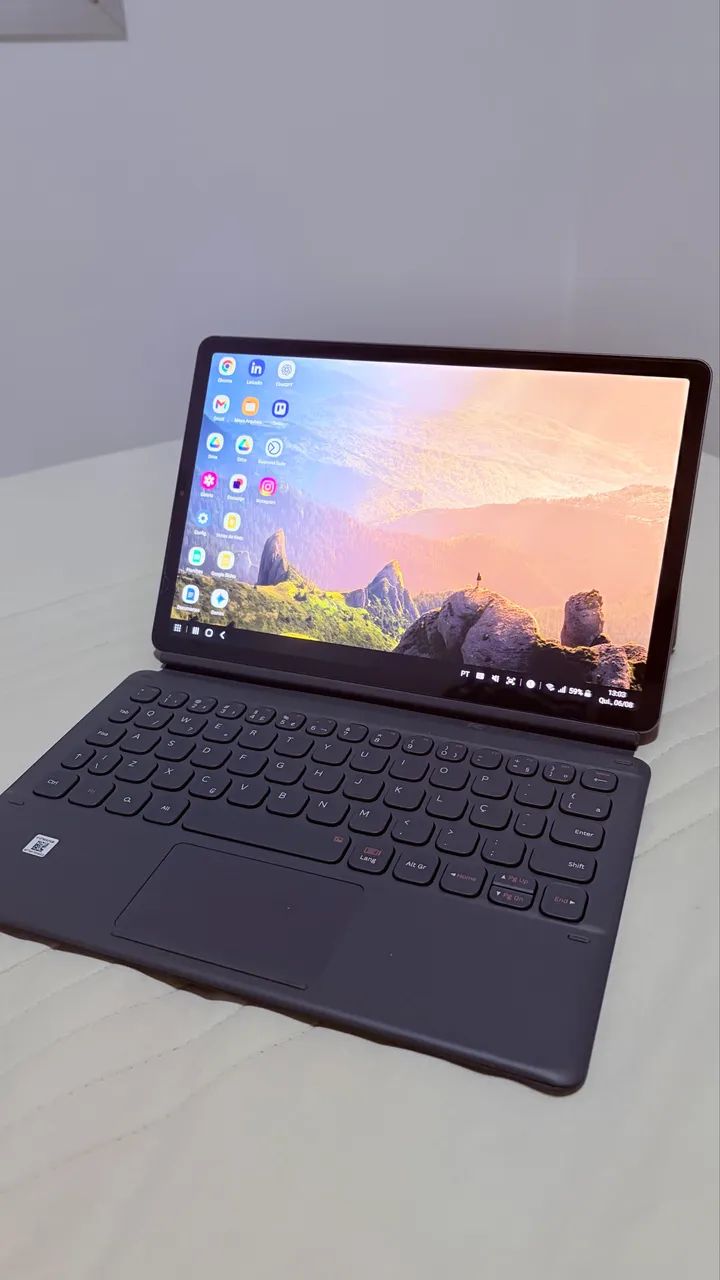 Tablet Samsung Galaxy Tab S6 128GB 4G com teclado e S Pen - Foto 3