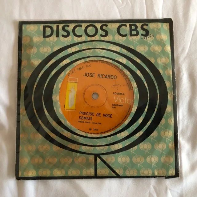 José Ricardo: Preciso De Você Demais (1969) Vinil Compacto - Foto 5