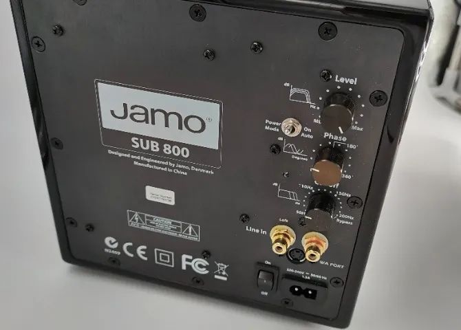 Subwoofer Jamo Compacto Sub 800 - 800w - Foto 5