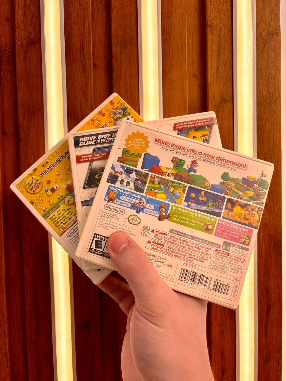 Lote de jogos do Super Mario Bros de Nintendo 3ds, como New super mario Bros 2, Mario kart - Foto 2