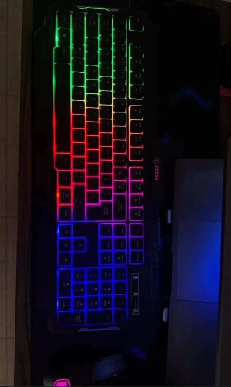 Kit teclado e mouse MSI Forge Gk100 - Foto 5
