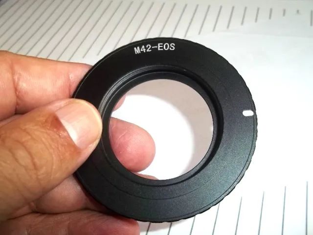 Anel Adaptador M42 - Eos Canon Ef Lente Rosca (Usado)