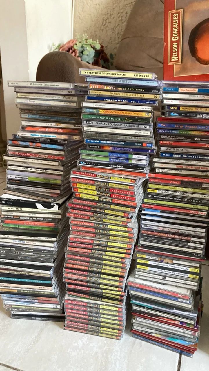 Lote com mais de 500 CDs - MPB, Bossa Nova e Samba - Foto 4