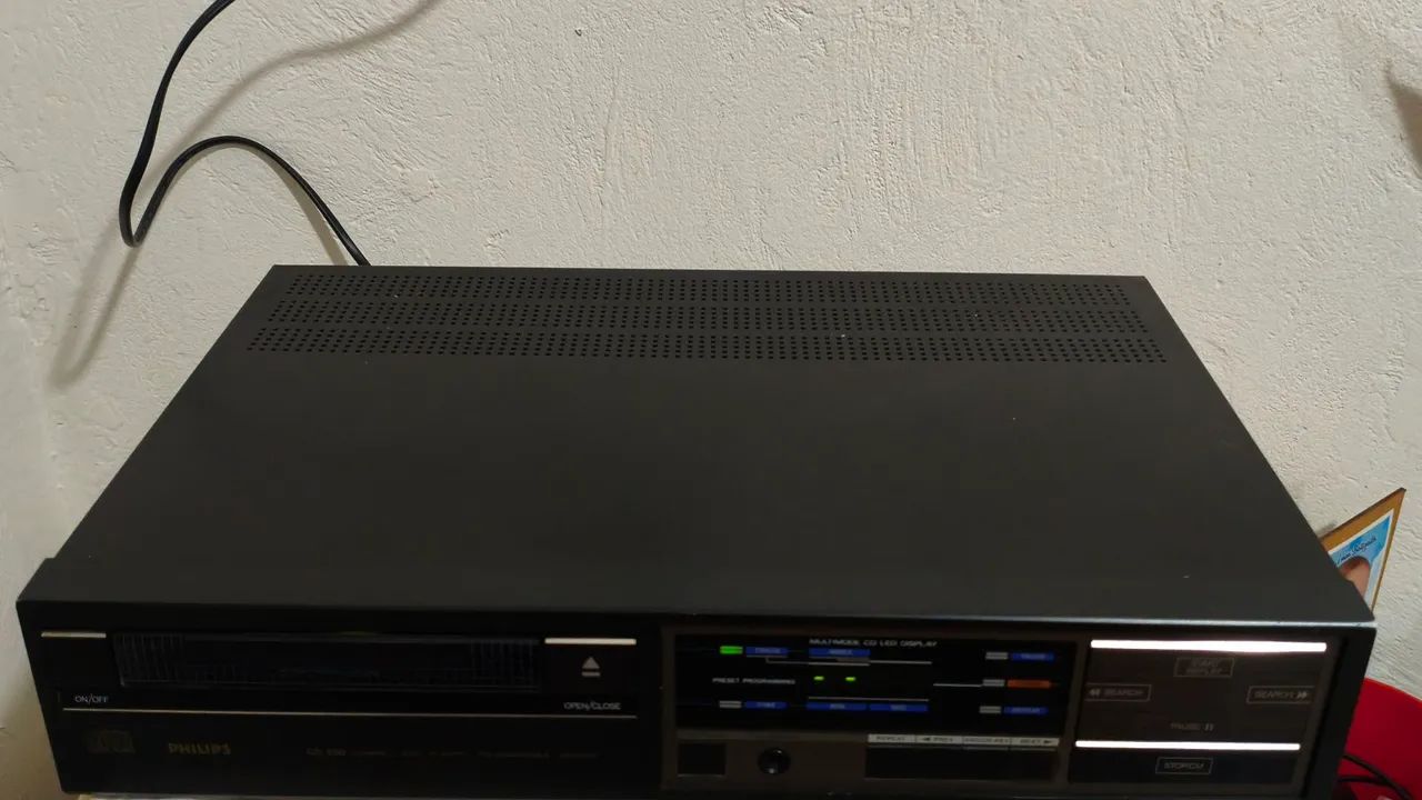 Cd player Phillips cd350 no estado  - Foto 3