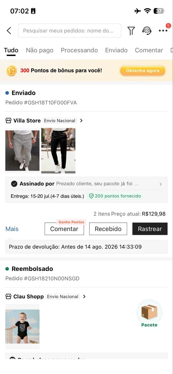 2 calças sociais novas