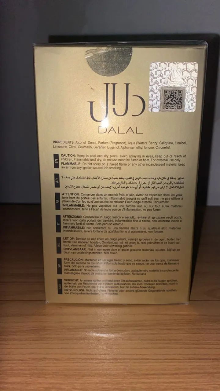 Perfume lattafa dalal 100ml - original - lacrado - Foto 3