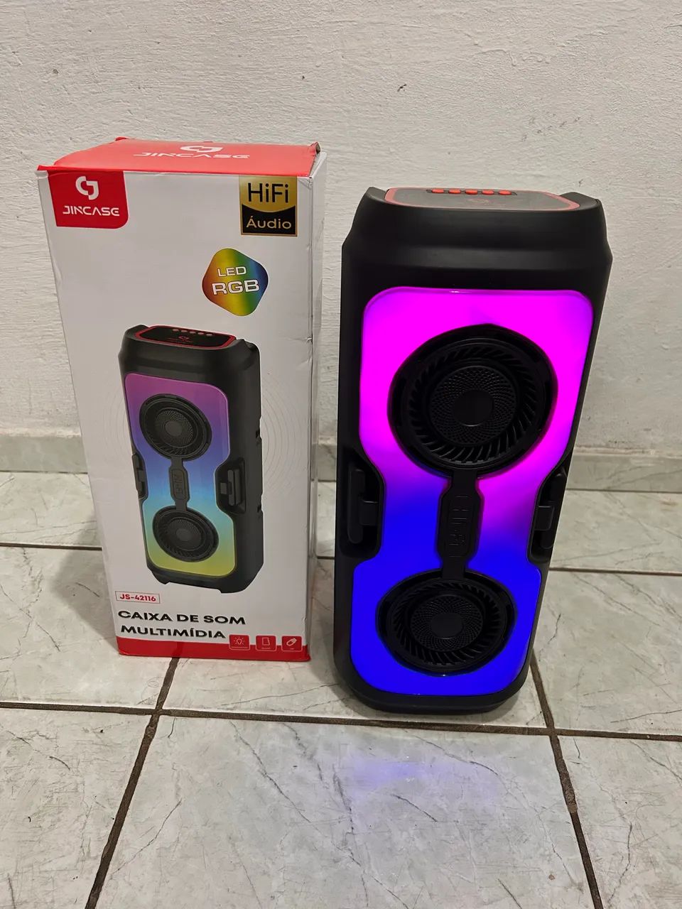 Caixa de Som Bluetooth 50W - Foto 2