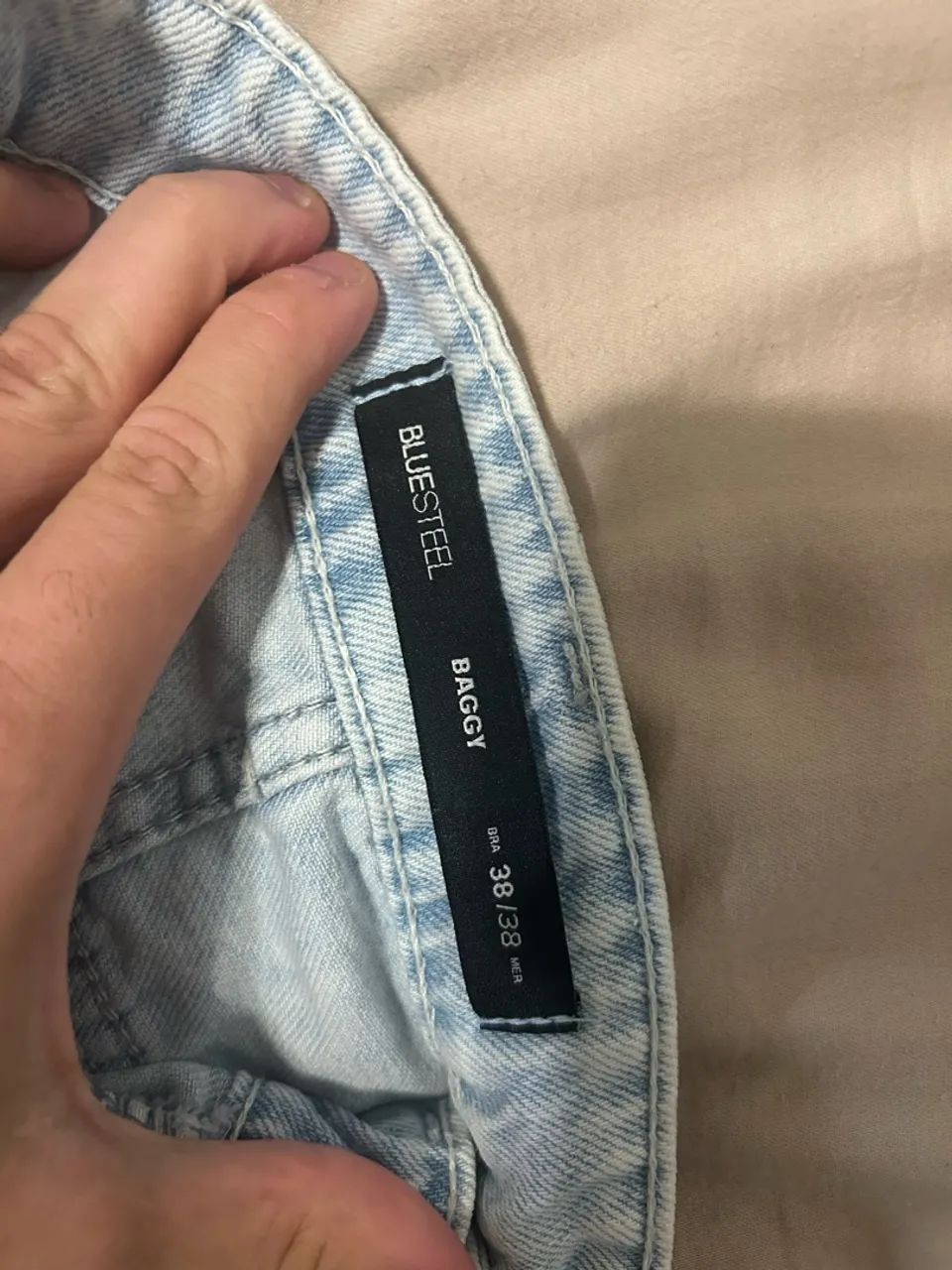 Calça jeans baggy 38 - Foto 5