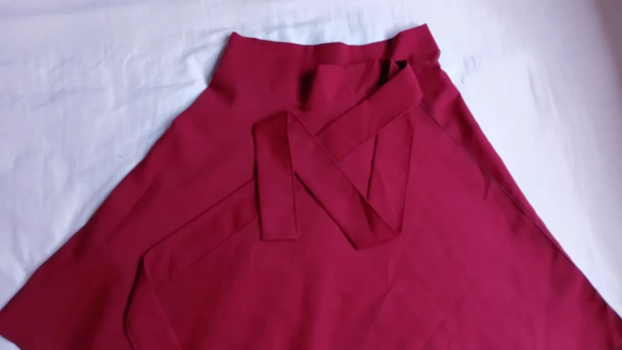 Saia vermelho vinho - Foto 3