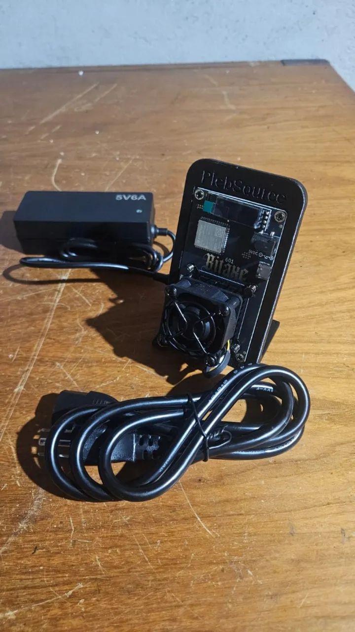 Mini Mineradora Bitcoin Bitaxe 601 PlebSource (Completa com Fonte 5V 6A) - Foto 3