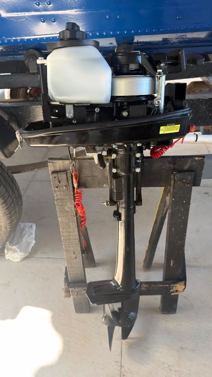     Motor de Popa Hidea 3HP 2T - Quase Zero + Extensor - Foto 4
