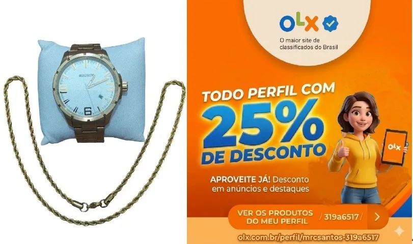 Relógio Magnus masculino MA34352