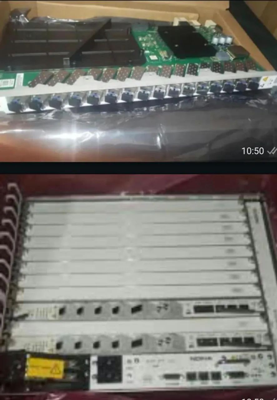 OLT NOKIA 7360 ISAM FX-8 + Placa GPON FGLT-D C+ ou C++ 16 PON Nova Loja!!  - Foto 3